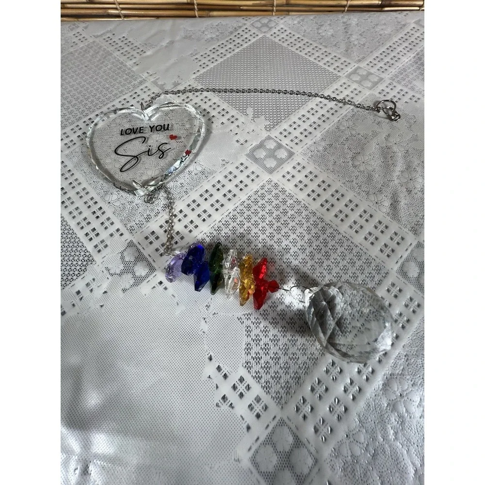 Colorful Crystal Suncatcher - Unique Birthday Gifts for Sister